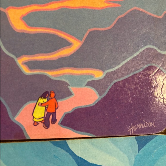 4 Ted Harrison Art Colourful Coasters - Picture 4 of 5